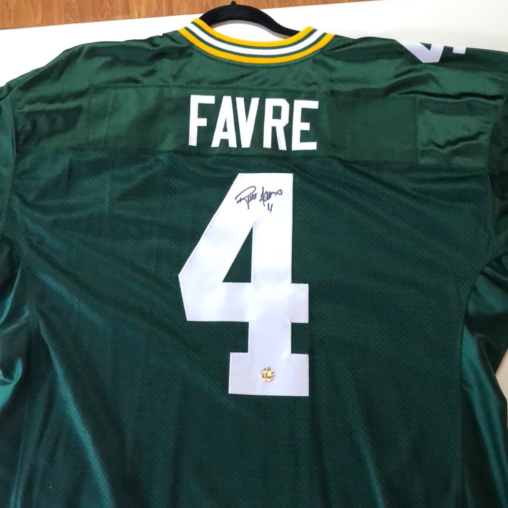 Autographed Brett Farve Packers Jersey with COA